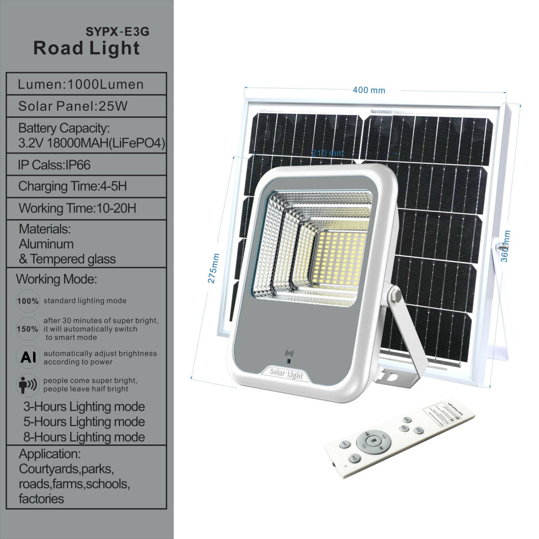 Ferngesteuertes Solarflutlicht