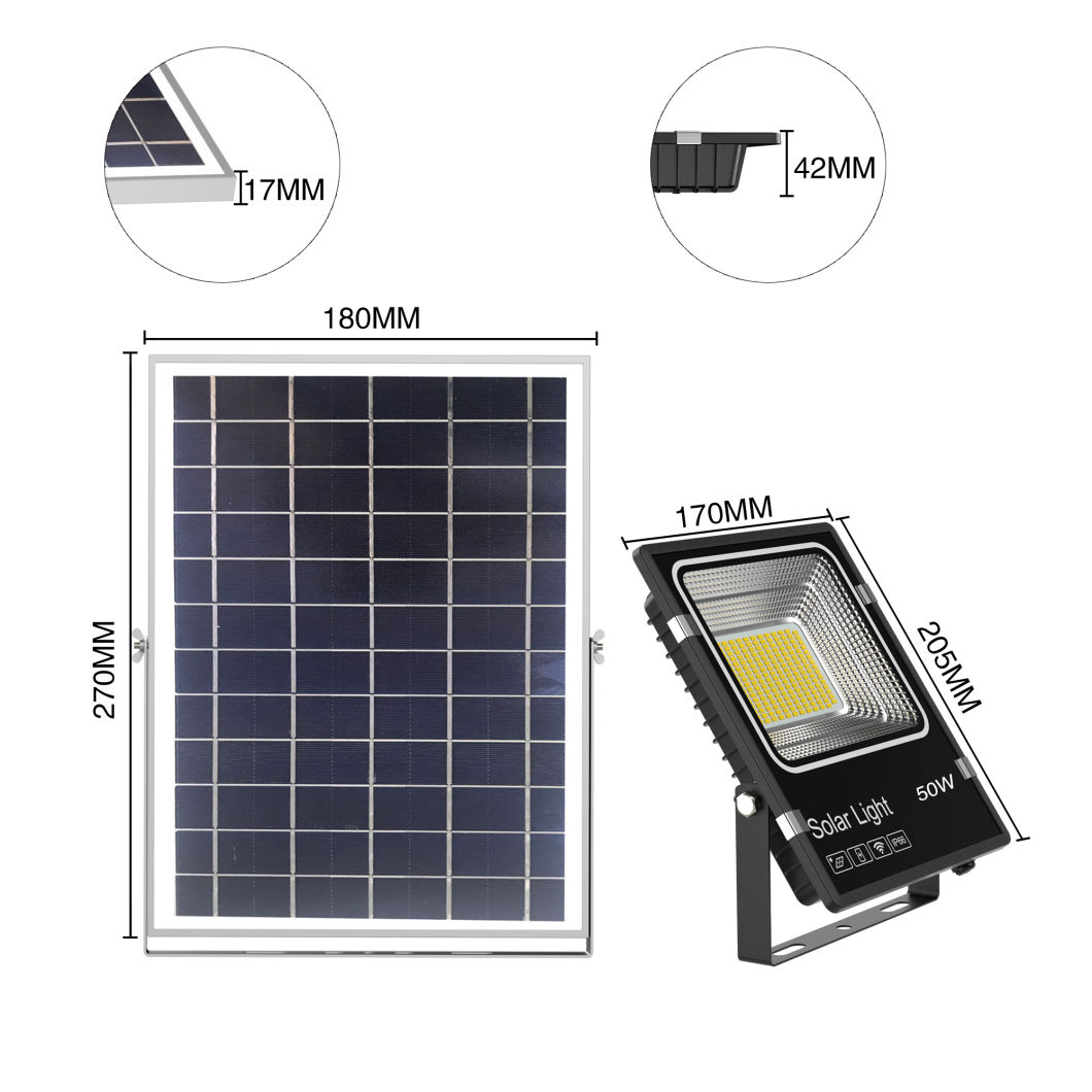 ضوء LED يعمل بالطاقة الشمسية