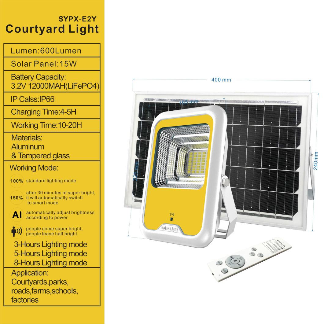 projecteur &agrave; &eacute;nergie solaire