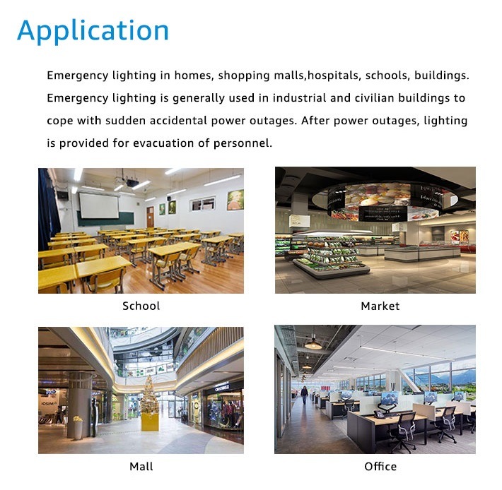 أدى ضوء الطوارئ السقف