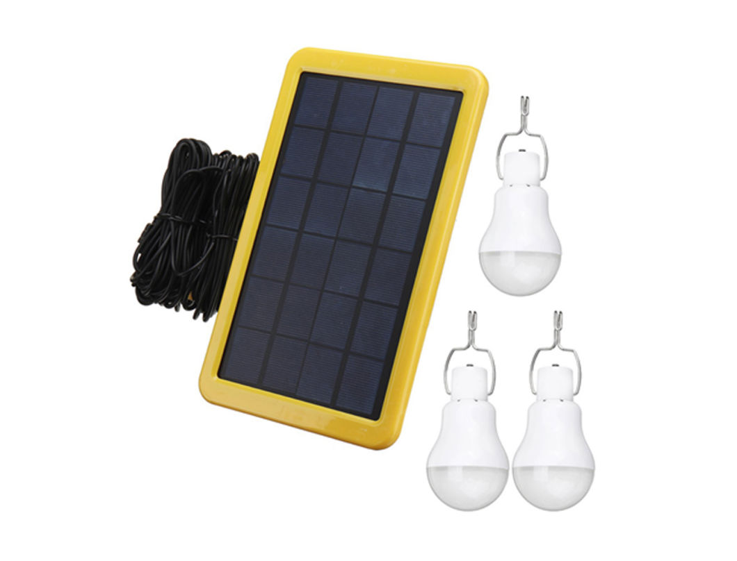 bombillas de energ&iacute;a solar