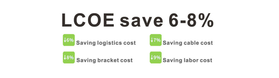 M&oacute;dulo de vidrio cortado a la mitad