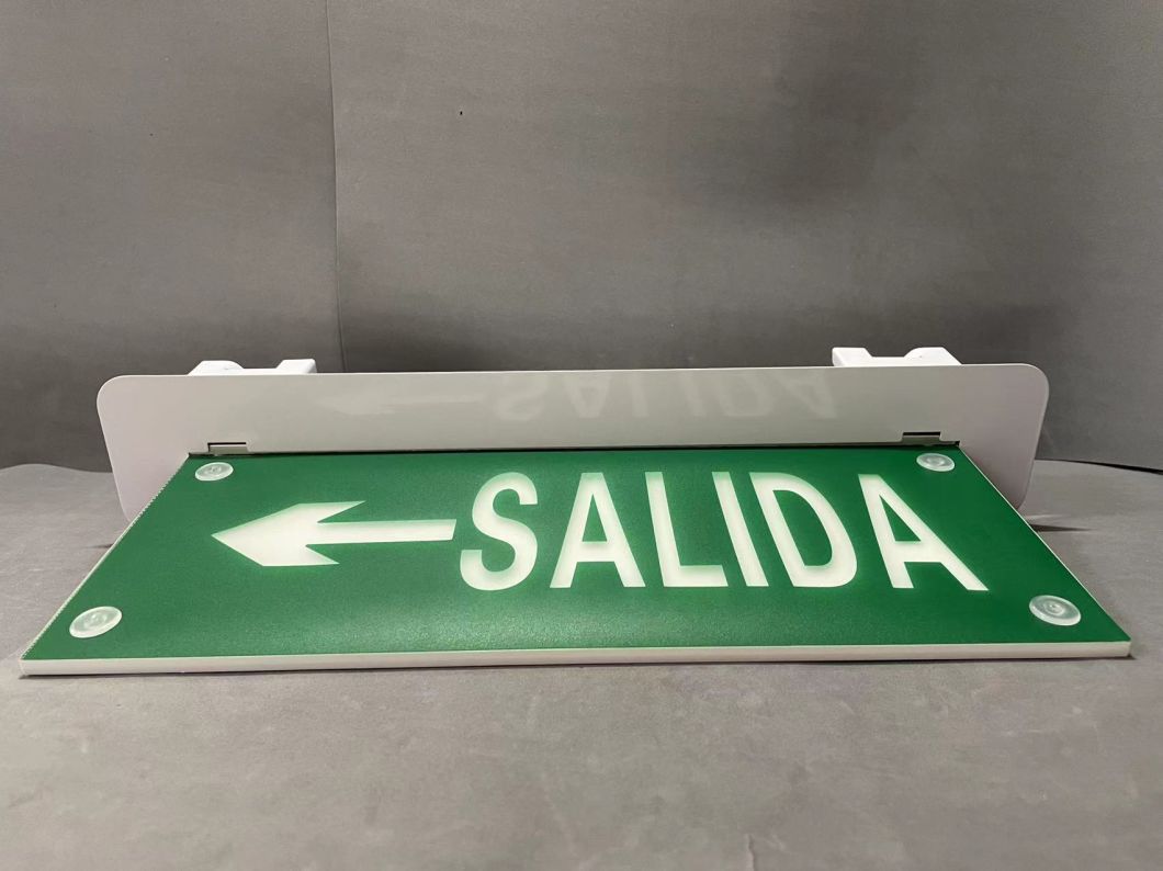 se&ntilde;ales de salida de incendios iluminadas