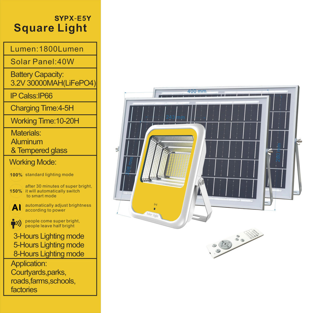 luces de inundaci&oacute;n solares m&aacute;s brillantes